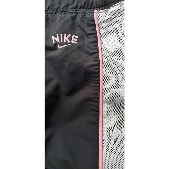 NIKE Women's Workout Running Jogger Capri Cropped Pants White Pink  Large 12/14 - Picture 5 of 8